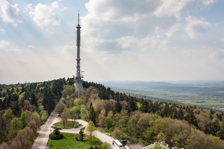 Holy Cross Mountain and the surrounding landscape